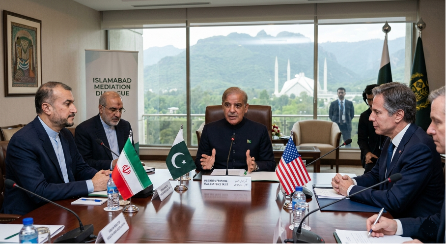 Pakistan  released doves of peace toward Iran before